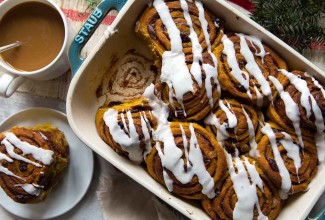 Cinnamon-Swirl Pumpkin Rolls  