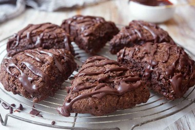 Triple Chocolate Scones