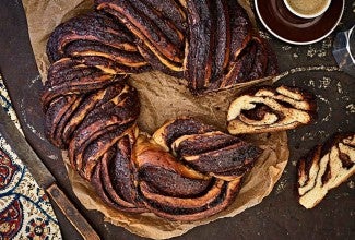 Chocolate Babka Wreath