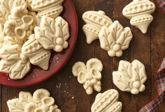 Marzipan Shortbread Cookies