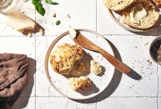 Cacio e Pepe (Cheese and Pepper) Scones