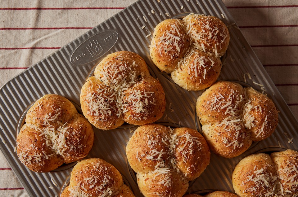 Cacio e Pepe Clover Rolls  - select to zoom