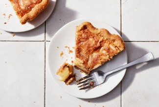 Chocolate-Bottom Almond Chess Pie