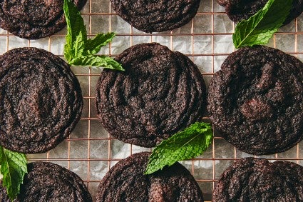 Chocolate Peppermint Snaps