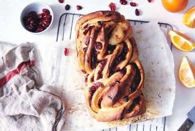 Cranberry-Orange Babka