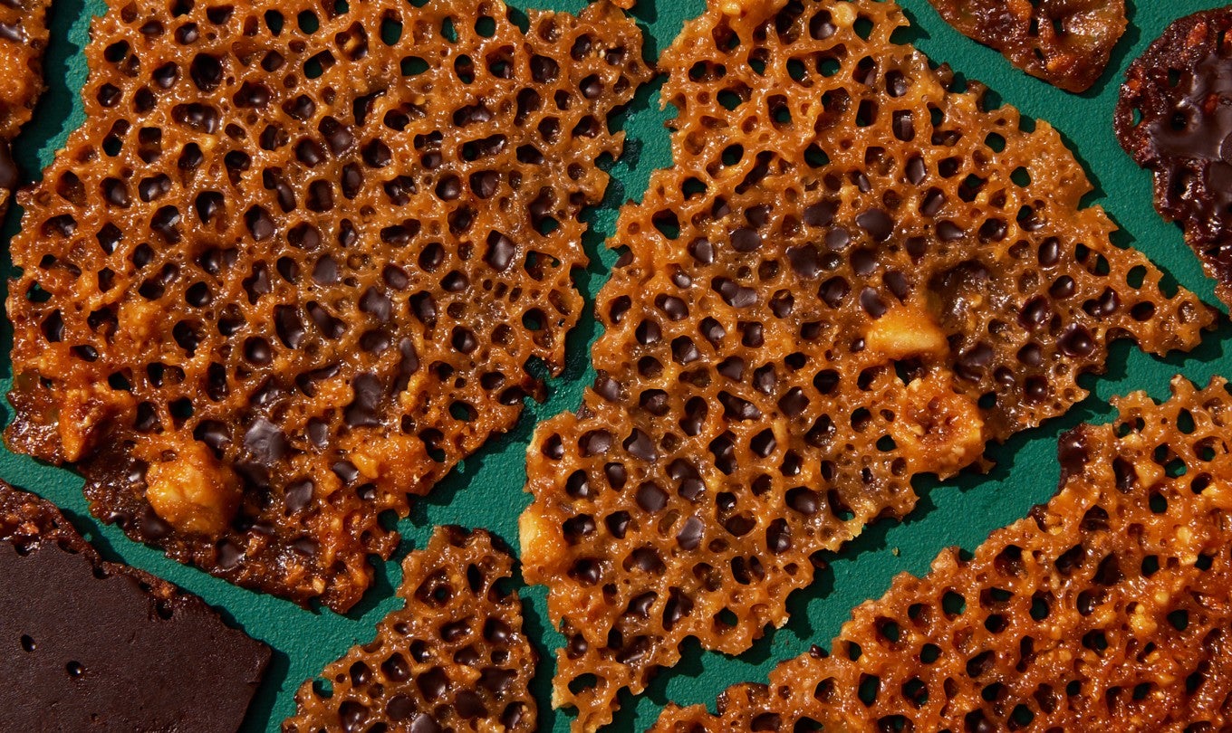 Free-Form Hazelnut Florentines