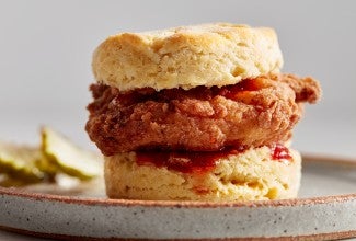 Crispy Gluten-Free Buttermilk Fried Chicken and Biscuits