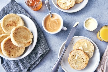 Gluten-Free Sourdough English Muffins