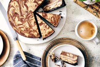 Zingerman's Halvah Swirl Cheesecake