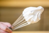 Whisk full of meringue