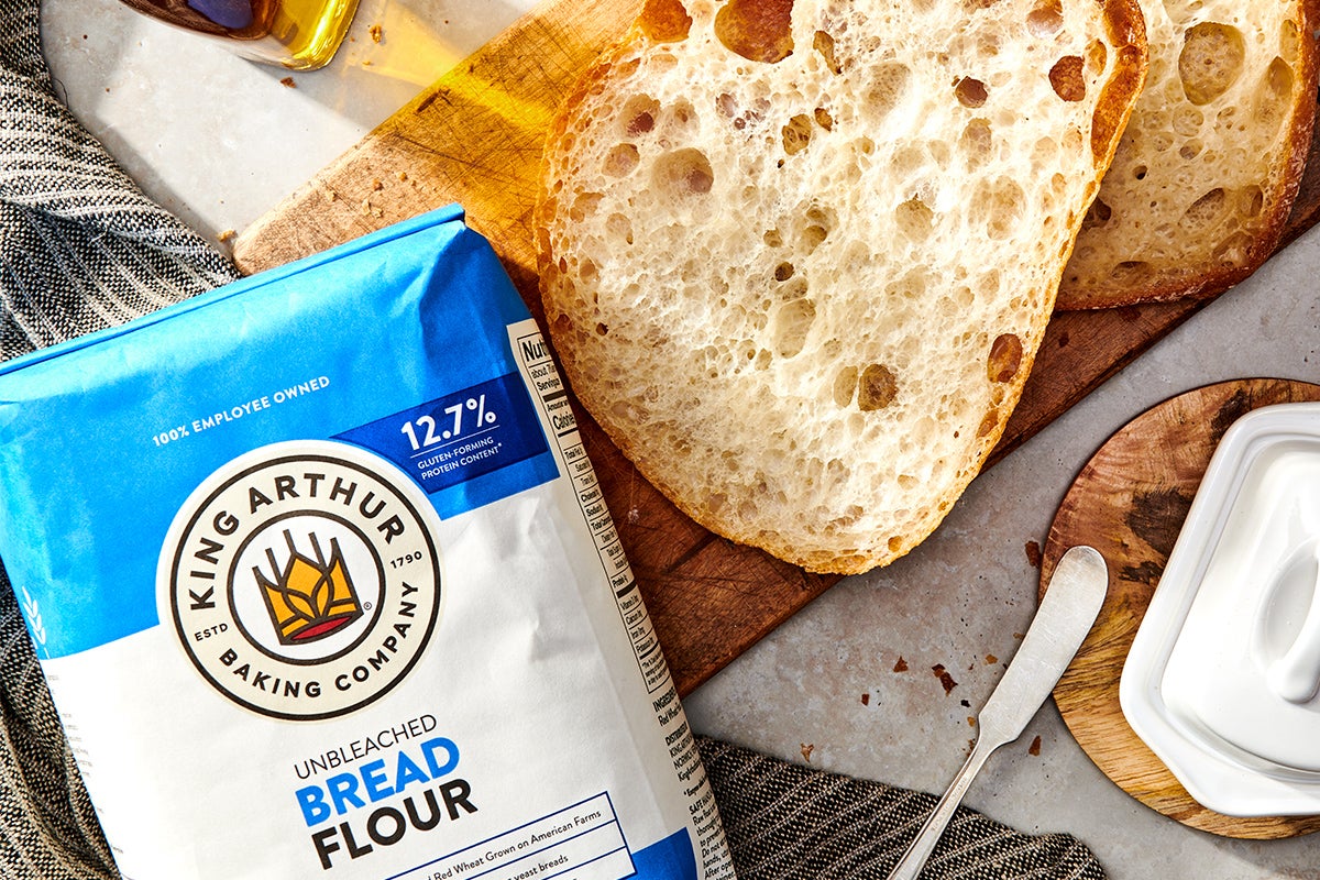 How to substitute bread flour for all-purpose