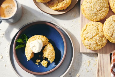 Lemon Cornmeal Biscuits