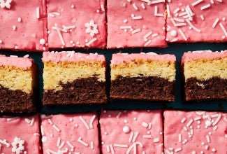 Neapolitan Sugar Cookie Bars