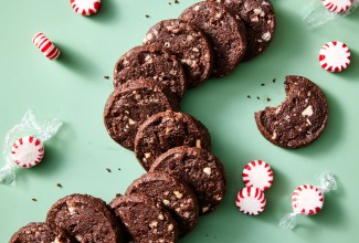 Peppermint Bark Cookies 