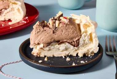 Chocolate Peppermint Pavlova 