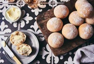 Refrigerator Dough for Quick Crusty Hard Rolls