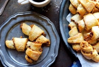 Rugelach Bakealong via @kingarthurflour