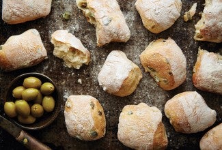 Rustic Olive Rolls