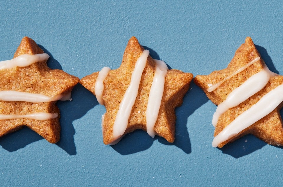 Spiced Star Cookies (Speculaas) - select to zoom