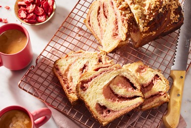 Strawberry Cream Cheese Babka 