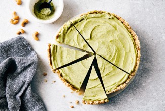 Vegan Matcha Mousse Tart